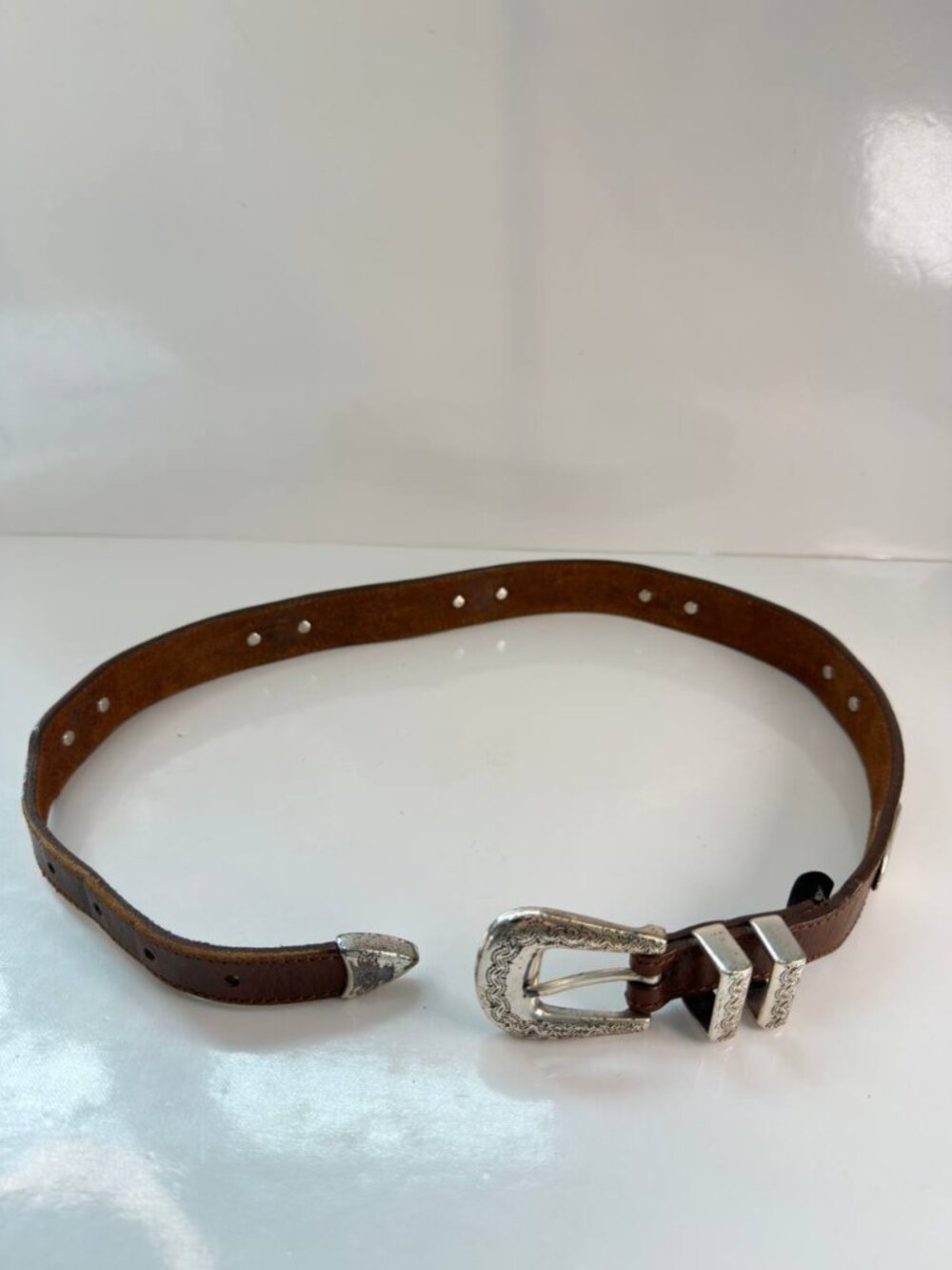 Lady Canterbury Latigo Leather Belt – Western Style – Size S - Picture 12 of 15